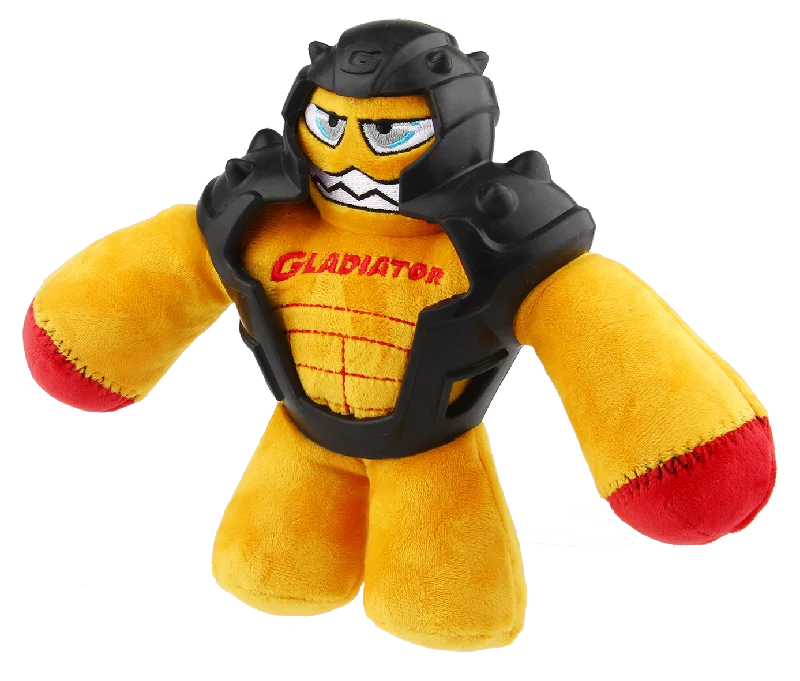 Gladiator squeaker inside (Yellow) - Plush/TPR- Medium